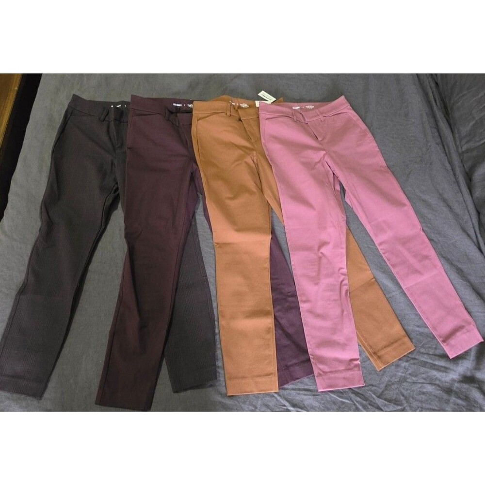 Old Navy Women High Rise Pixie Ankle Pants Bundle